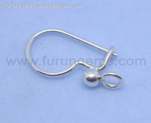 silver 925  earring hook