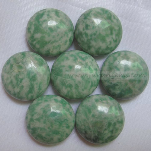 green spot jade bi-convex go stone 190pcs/set