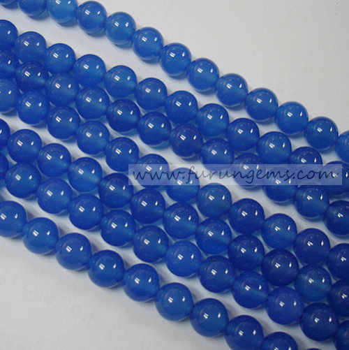 blue agate round beads 4mm,6mm,8mm,10mm,12mm,14mm