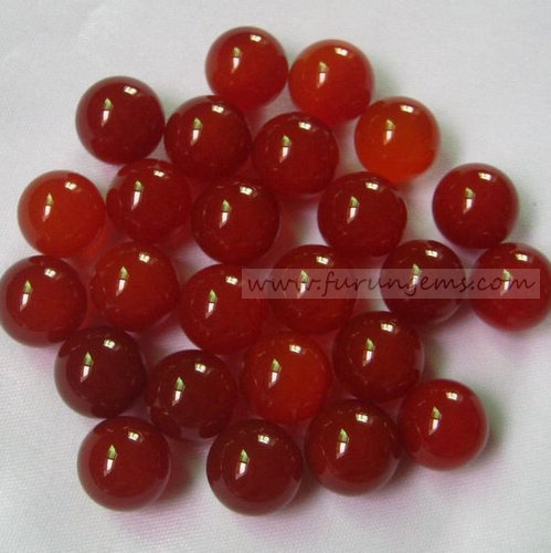 red agate sphere/ball 12mm ,no hole