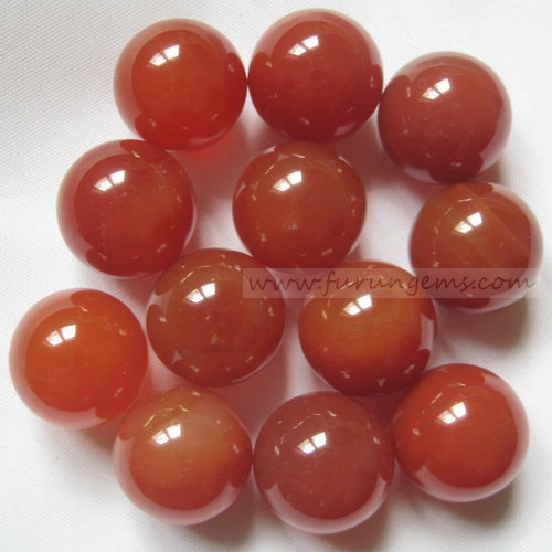 red agate 18mm sphere/ball ,no hole
