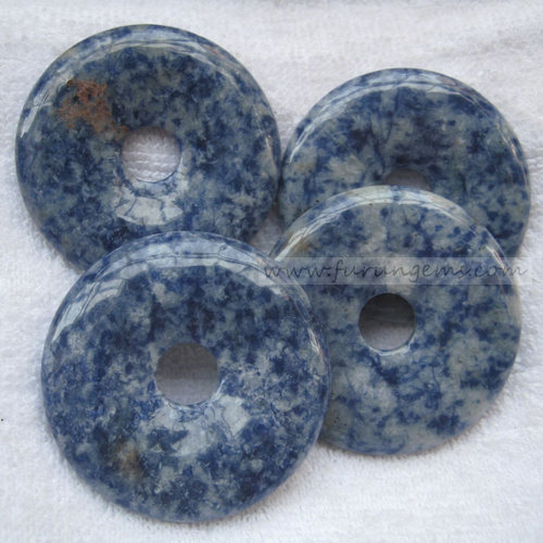 blue spot jasper donut 50x10mm