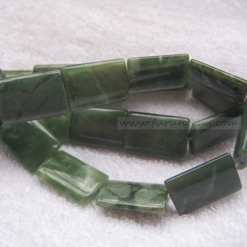 chinese nephrite jade rectangle beads