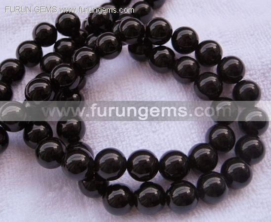 black onyx/agate  8mm round beads good quality