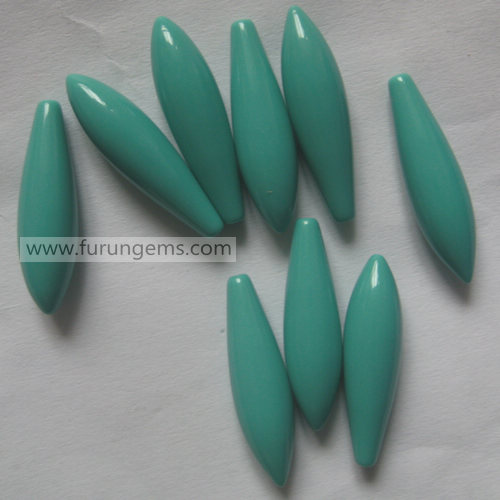syn turquoise drop 23x6mm