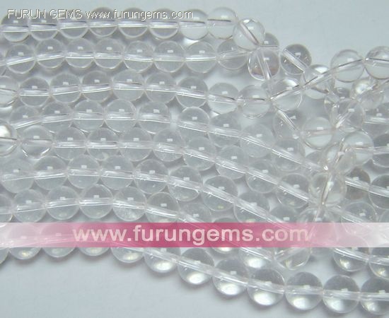 crystal clear quartz 8mm round beads good quality