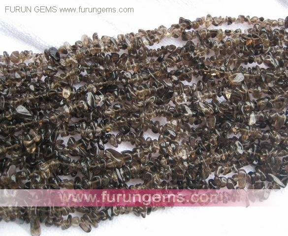 smoky quartz chips 5-7mm