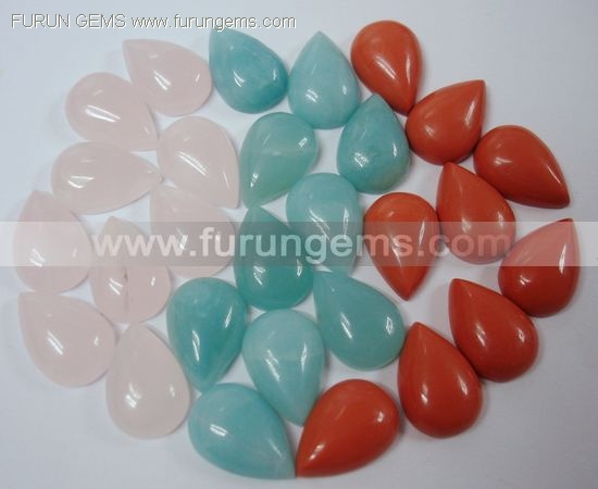 15x10mm pear cabs