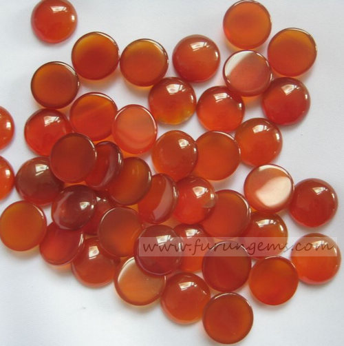 carnelian round Cab 14mm