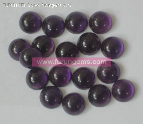 amethyst 10mm round cabs