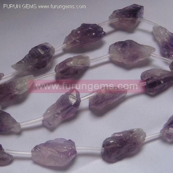 Amethyst rough nugget tumble