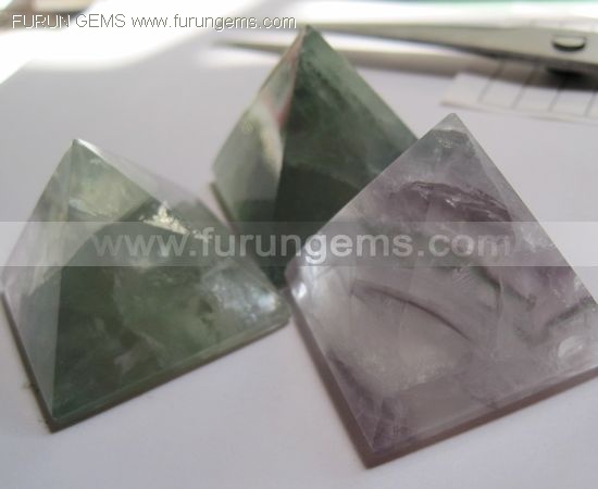 fluorite pyramid