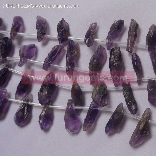 Amethyst rough nugget tumble stone
