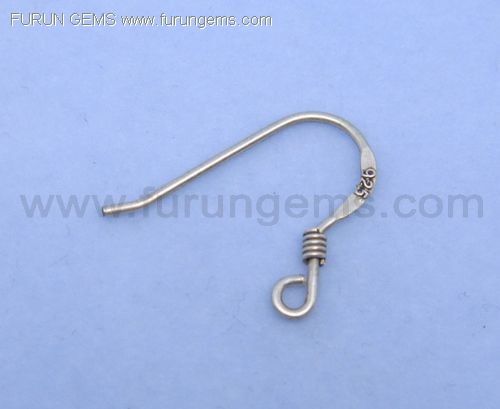 silver 925 earring hook