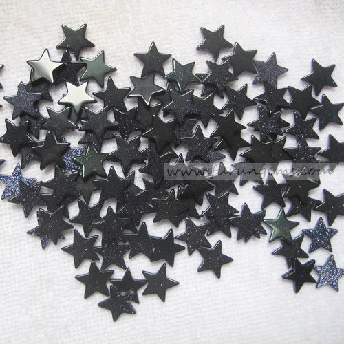 blue goldstone star 15mm