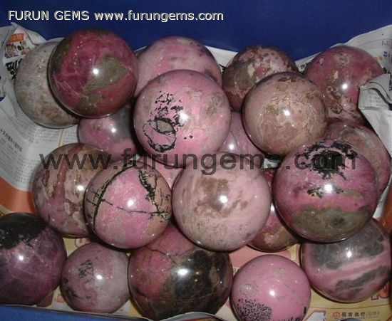 rhodonite  sphere /ball