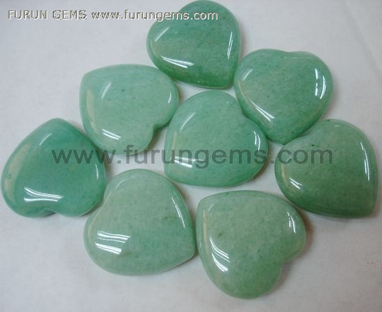 aventurine puff heart