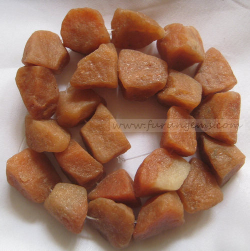 red aventurine rough nugget/tumble