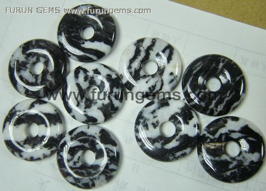 zebra agate donut