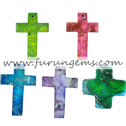 Imperial japser Sea Sediment Jasper cross