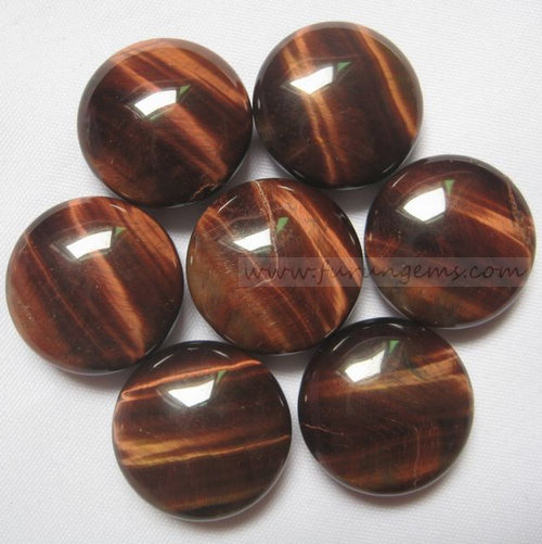 red tiger eye bi-convex go stone 190pcs/set