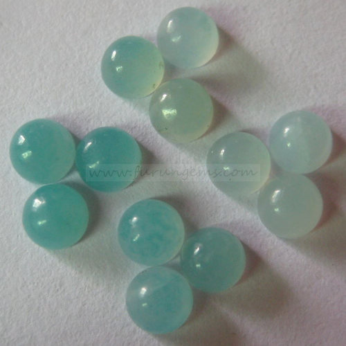 amazonite round cabs 4mm