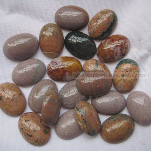 ocean jasper oval cabochons 13x18mm