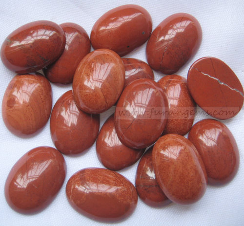 red jasper oval cabochons 13x18mm