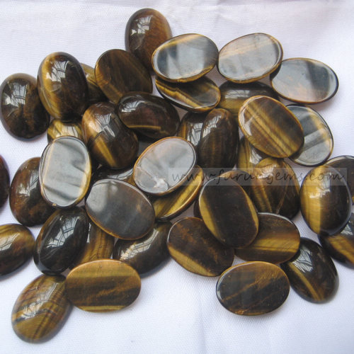 tiger eye oval cabochons 13x18mm