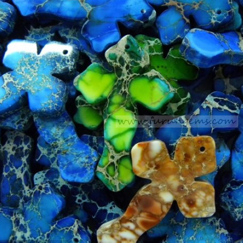 blue imperial jasper cross