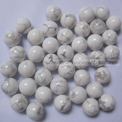 howlite sphere/ball 12mm ,no hole