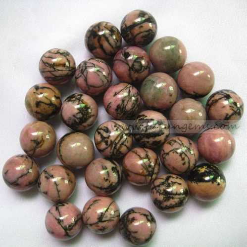 rhodonite sphere/ball 12mm ,no hole