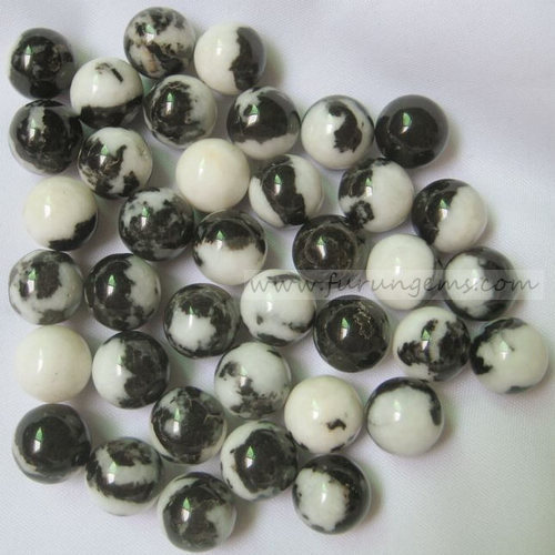 zebra agate sphere/ball 12mm ,no hole