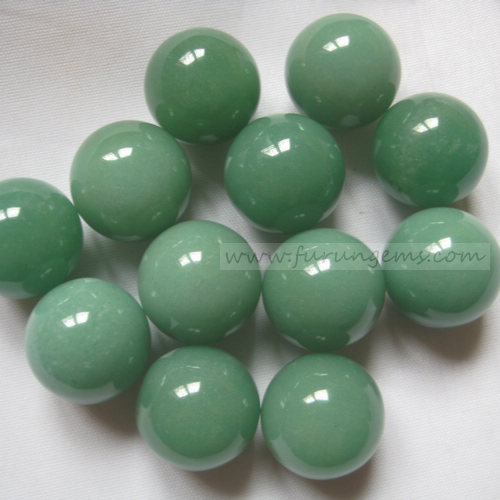 green aventurine 18mm sphere/ball ,no hole