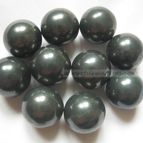 natural hematite 18mm sphere/ball ,no hole
