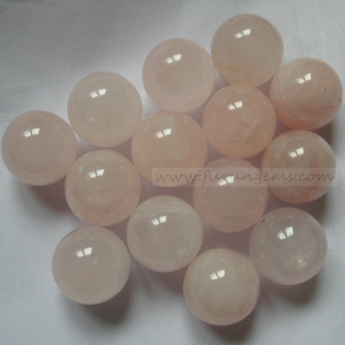 rose quartz 18mm sphere/ball ,no hole