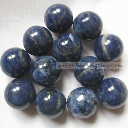 sodalite 18mm sphere/ball ,no hole