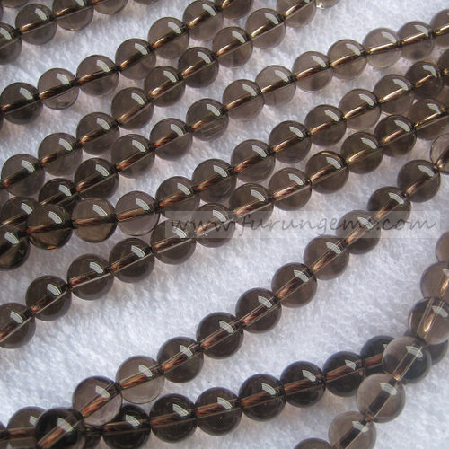 smoky quartz round beads 8mm(many sizes available)