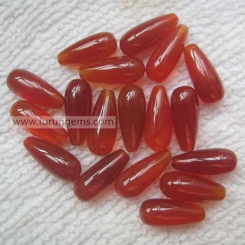 red agate drop 13x5-6m